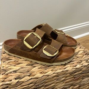 Birkenstocks: Arizona Big Buckle - Oiled Leather
